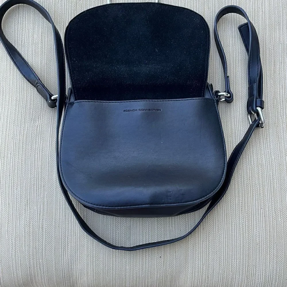 French Connection adorable black crossbody bag